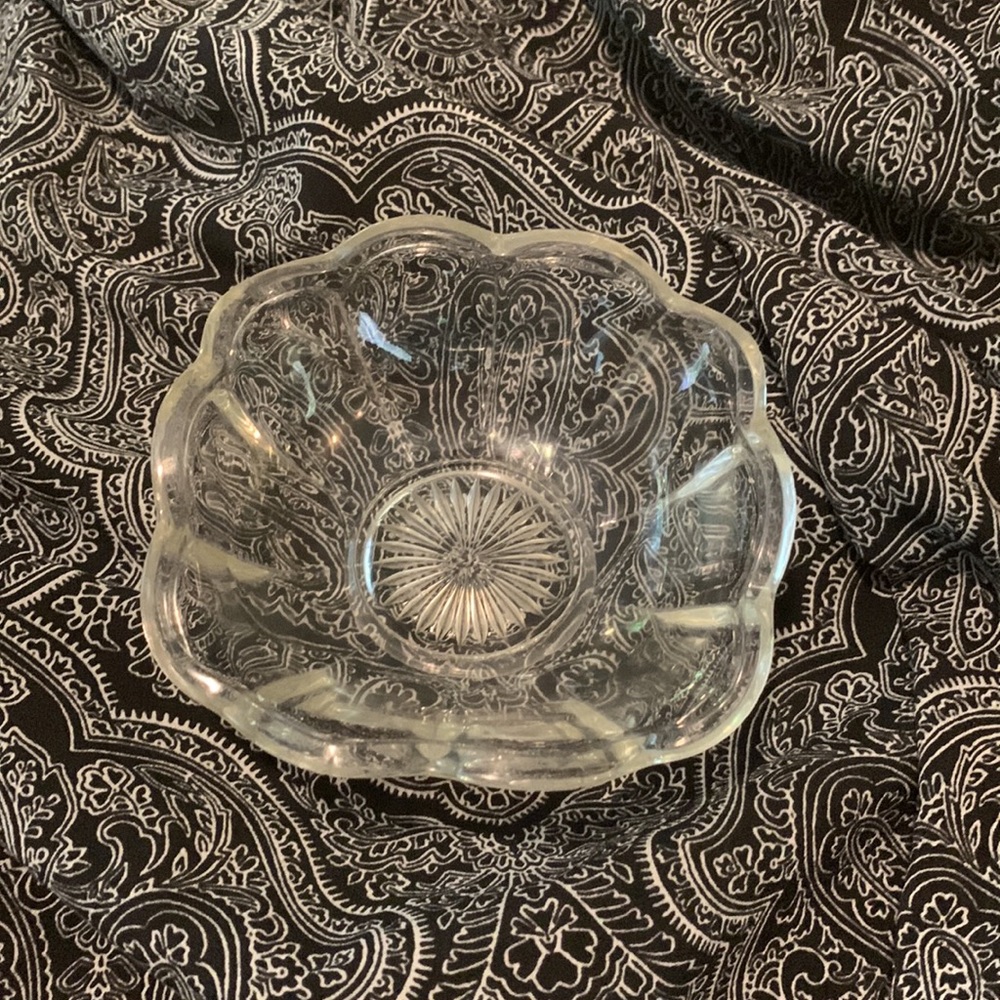 Small vintage glass bowl
